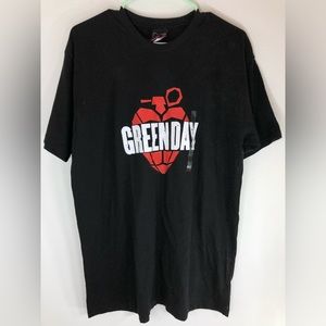 Green Day Graphic Unisex T Shirt Size L Black New Never Worn American Idiot